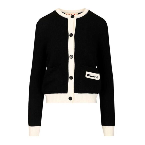 MARNI Sweaters - Marni Women Crew Neck Cardigan